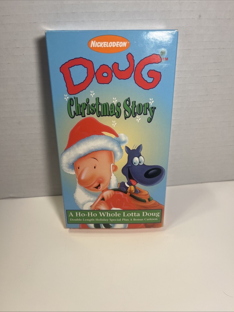 Vintage Nickelodeon Doug Christmas Story VHS 1994 RARE VG+