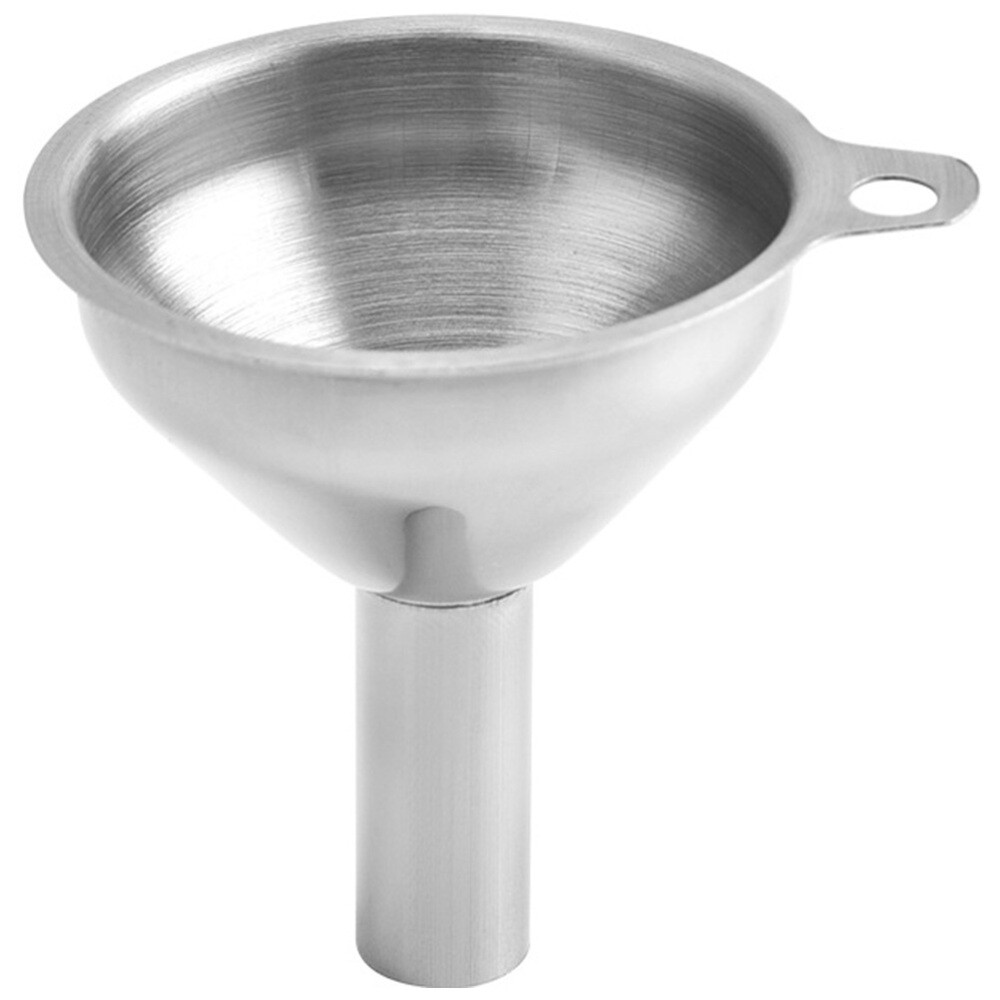 Multi-function Wine Funnel Dry Ingredients Powder Stainless Steel Small