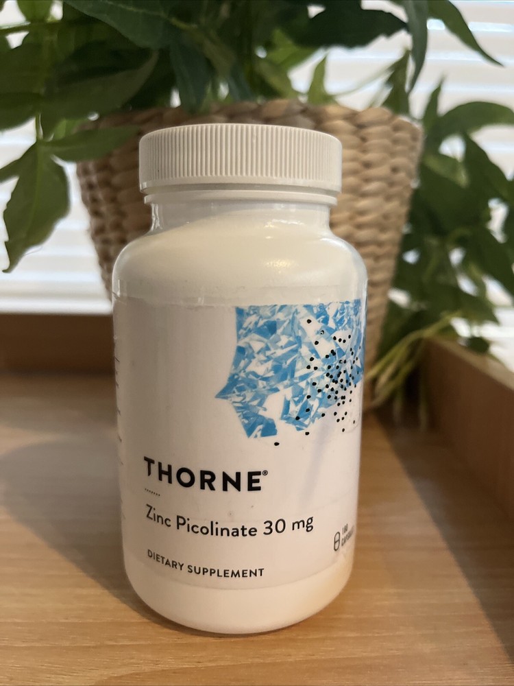 Thorne Zinc Picolinate 30mg, 180 Capsules Expires 1/27