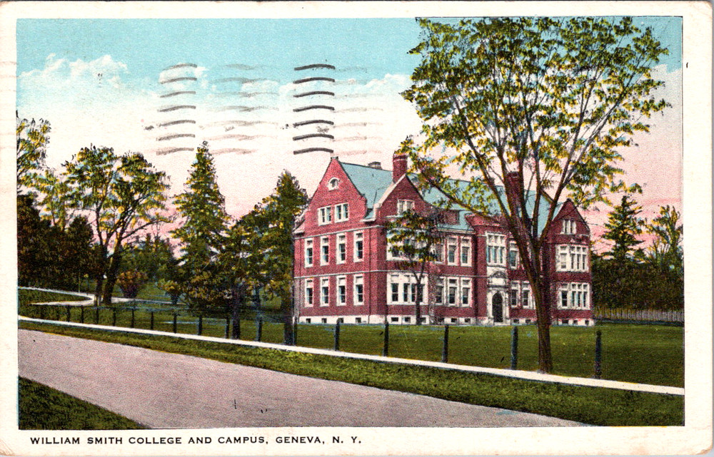 Vintage Postcard William Smith College Campus Geneva New York
