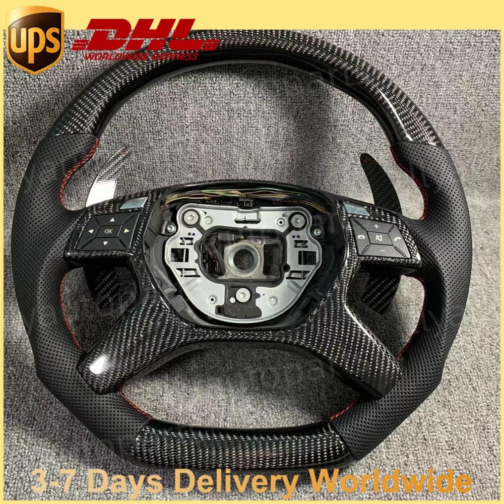 for Mercedes-Benz G GL63 ML63 G63 GL350 G500 W463 Carbon Fiber Steering Wheel