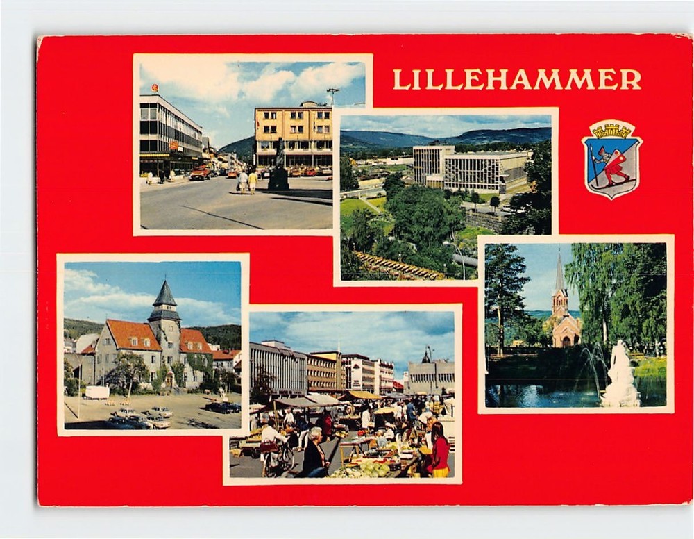 Postcard Lillehammer Norway