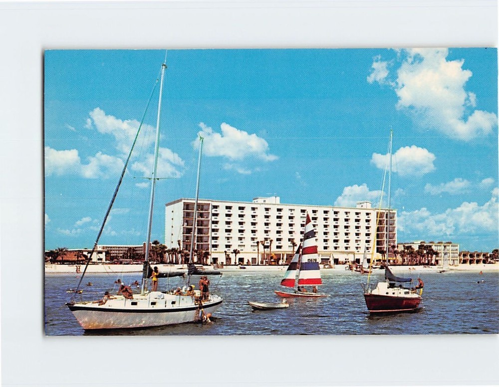 Postcard Breckenridge Resort Beach Club St. Petersburg Beach Florida USA