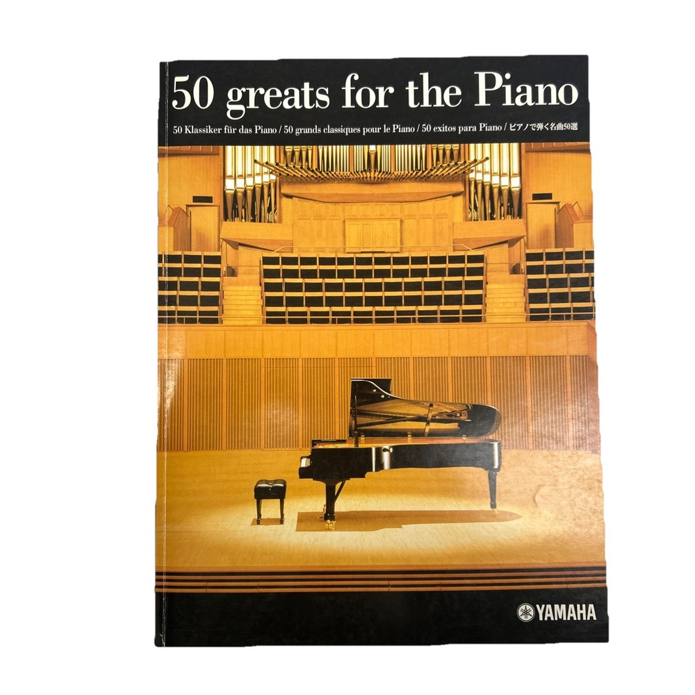 50 Greats For The Piano Book Yamaha Sheet Music Song Book