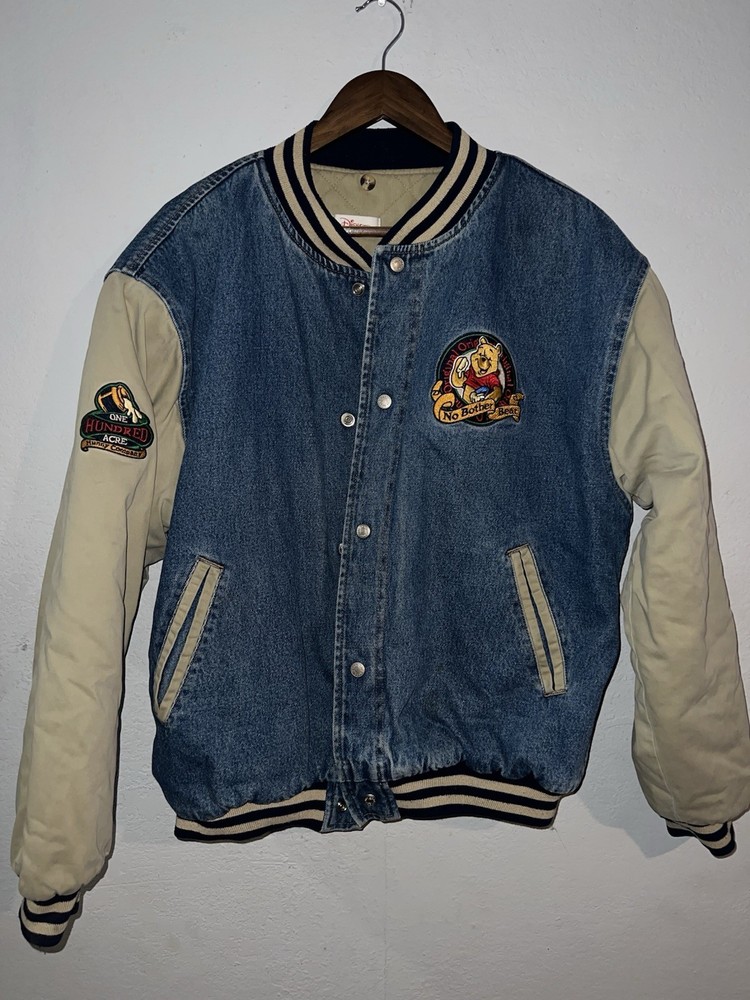 Vintage Disney Men’s Winnie The Pooh Varsity Jacket RIP xxxtentacion revenge Y2K