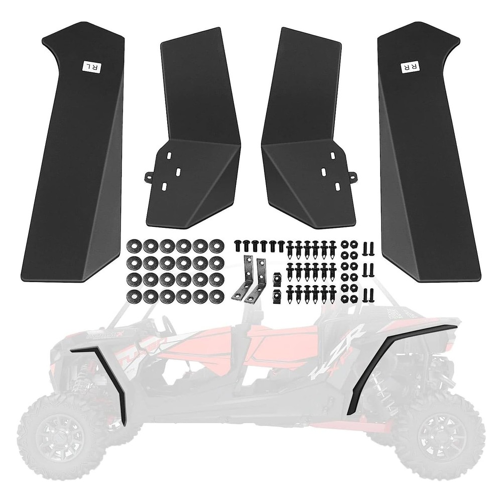A-Premium Mud Flaps Compatible with Polaris RZR XP 1000, RZR XP 4 1000, RZR X...