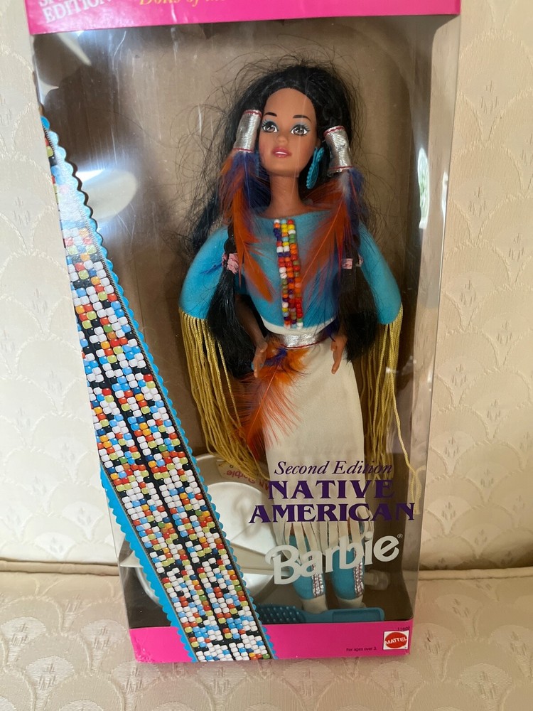 Amazing 1993 Vintage Dolls Of The World Barbie,2nd Edition Native American 11609