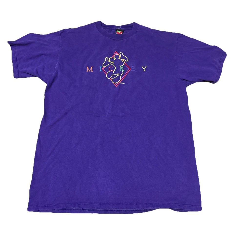 Vintage Mickey Unlimited Disney X-Large Mickey Mouse T-Shirt Embroided