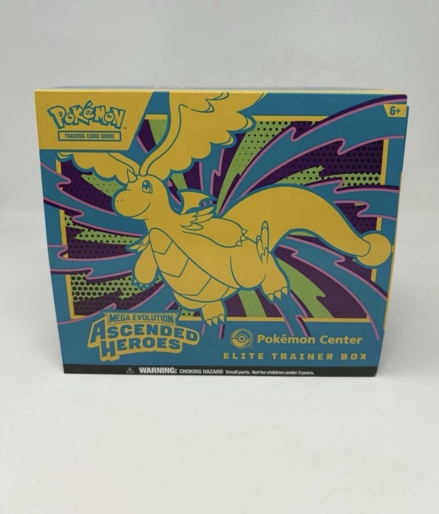 Pokemon Center Ascended Heroes Empty Elite Trainer Box Etb No Packs, No Promo