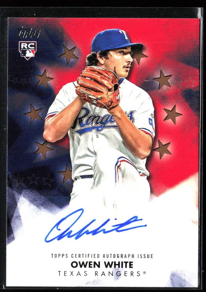 2024 Topps Inception Owen White Rookie and Emerging Stars Red Auto /50 SP RC