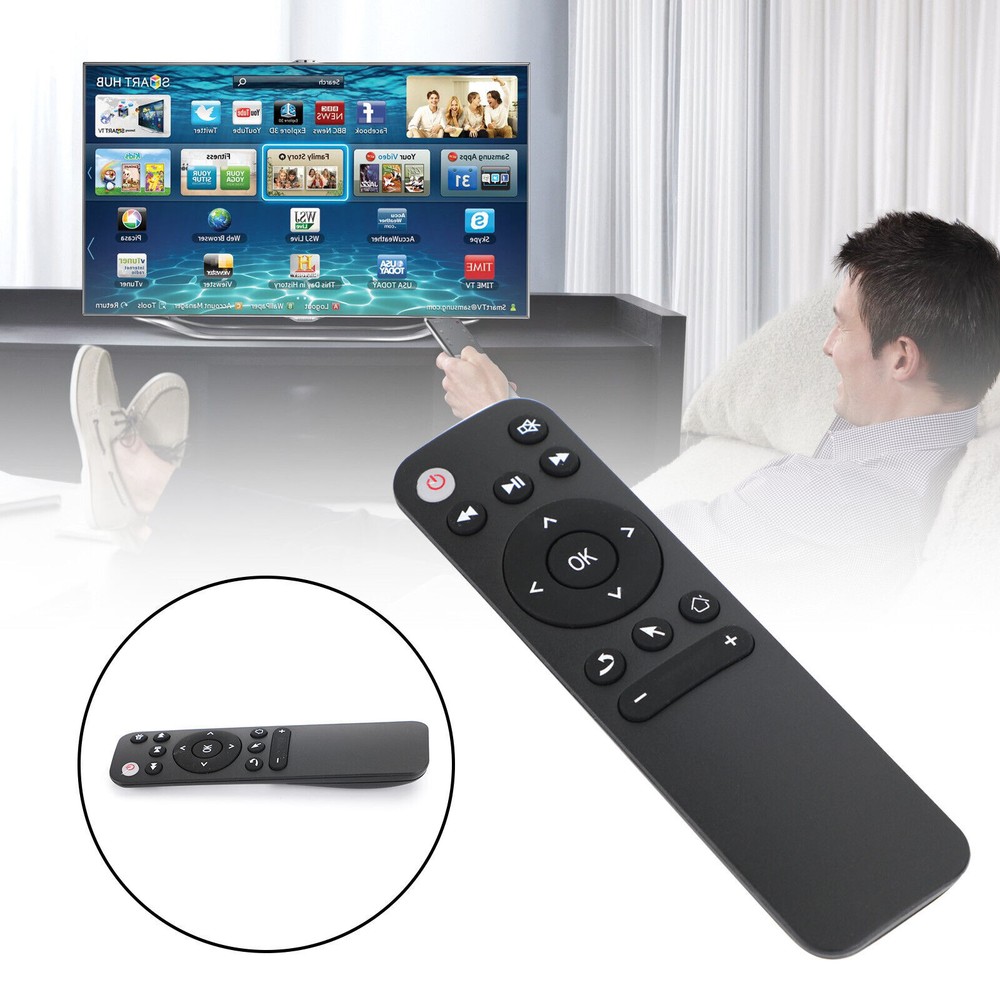 Bluetooth IR Learning Remote Control For Smart TV Box Projector TV Laptop YU