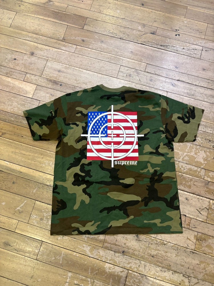 Size XXL - Supreme Target Tee Woodland Camo