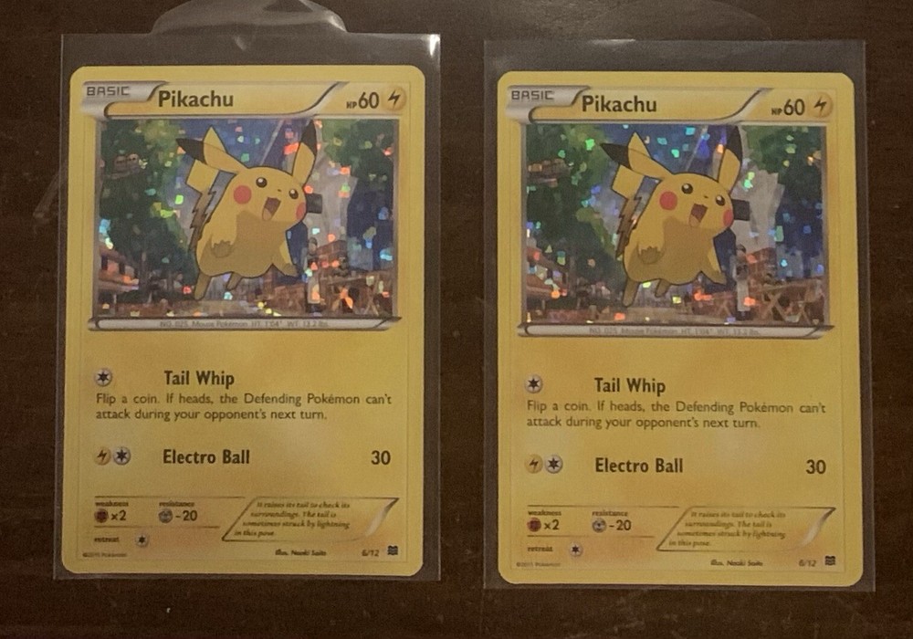 Pokemon TCG 2015 McDonald's Promo Exclusive Pikachu 6/12 In Near Mint Condition