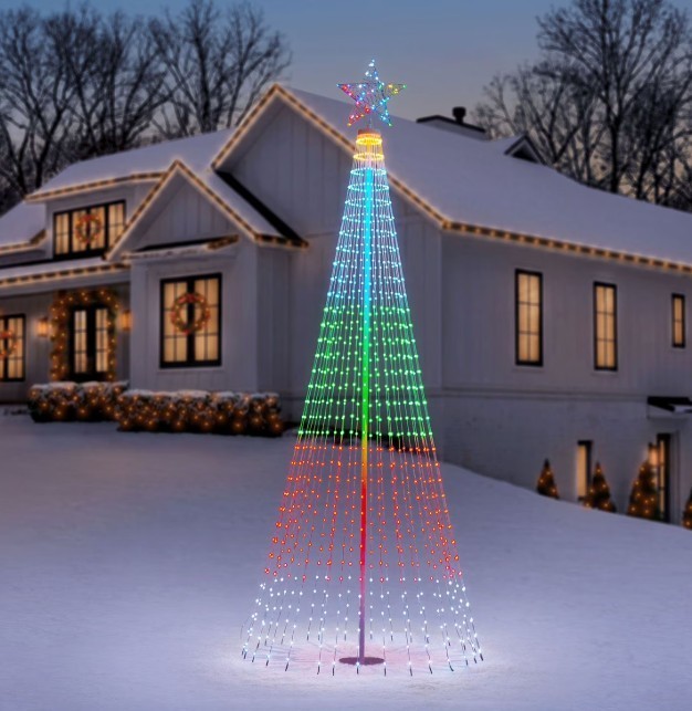 Member's Mark 12' Pre-Lit Multicolor Lightshow Tree