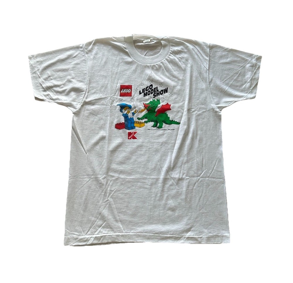 Vintage 90s 1993 Lego Model Show Shirt Kmart Single Stitch Promo SZ L USA NWOT