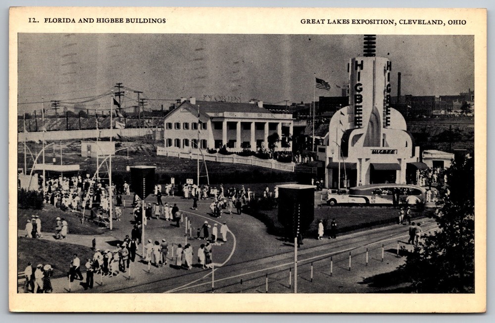 Higbee Tower / Florida Exhibit -Cleveland, Ohio - Great Lakes Exposition 1937