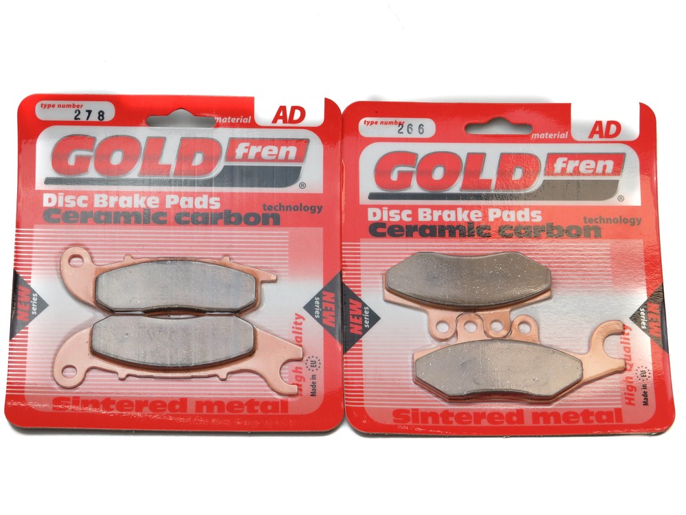 Goldfren Brake Pads Front & Rear For Piaggio Medley 125 2016-2020