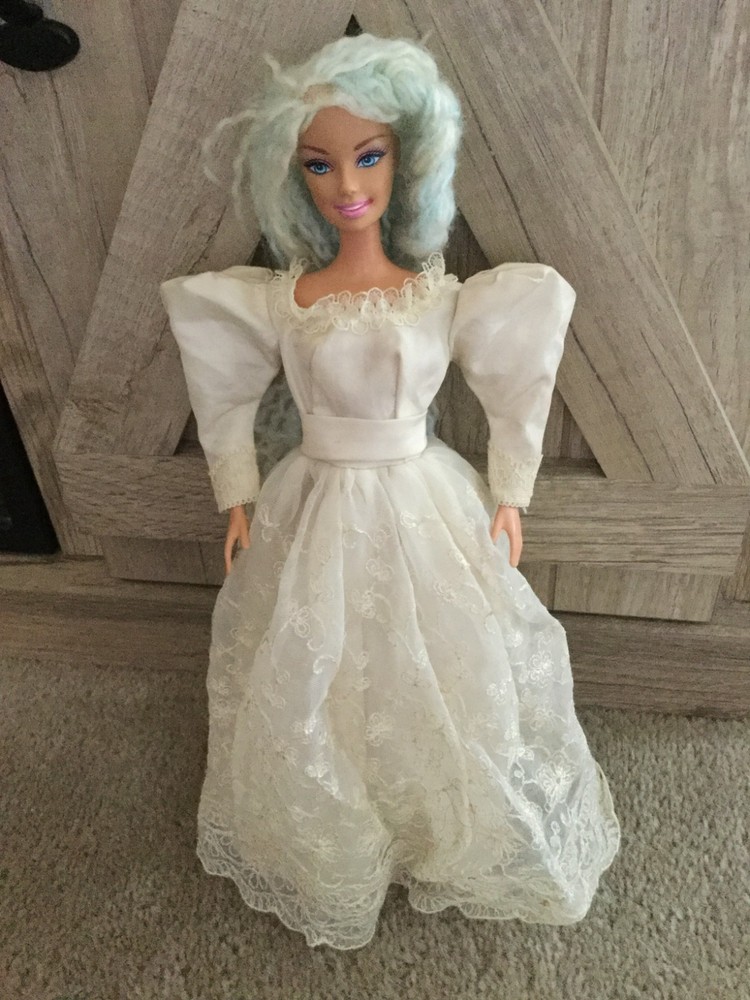 1986 Mattel Barbie Romantic Wedding Bride #3102 Barbie Doll Dress Gown Only