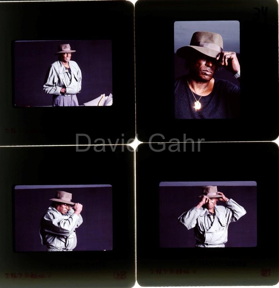'84 Miles Davis Painting NYC Jazz Trumpeter Gahr 35mm 4 Transparency Lot B795