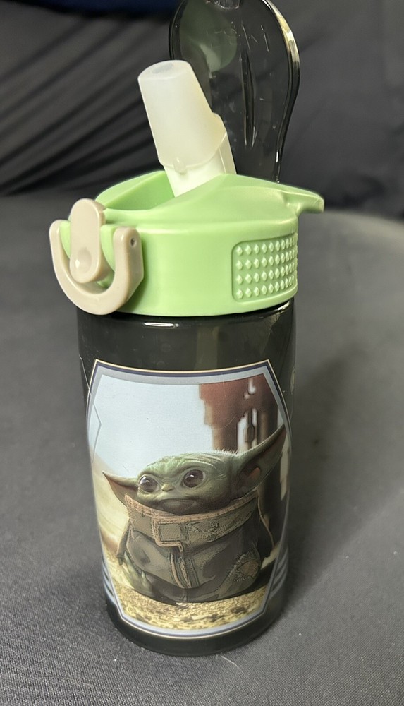 Zak Designs Star Wars Mandalorian Baby Yoda The Child Kids Water Bottle