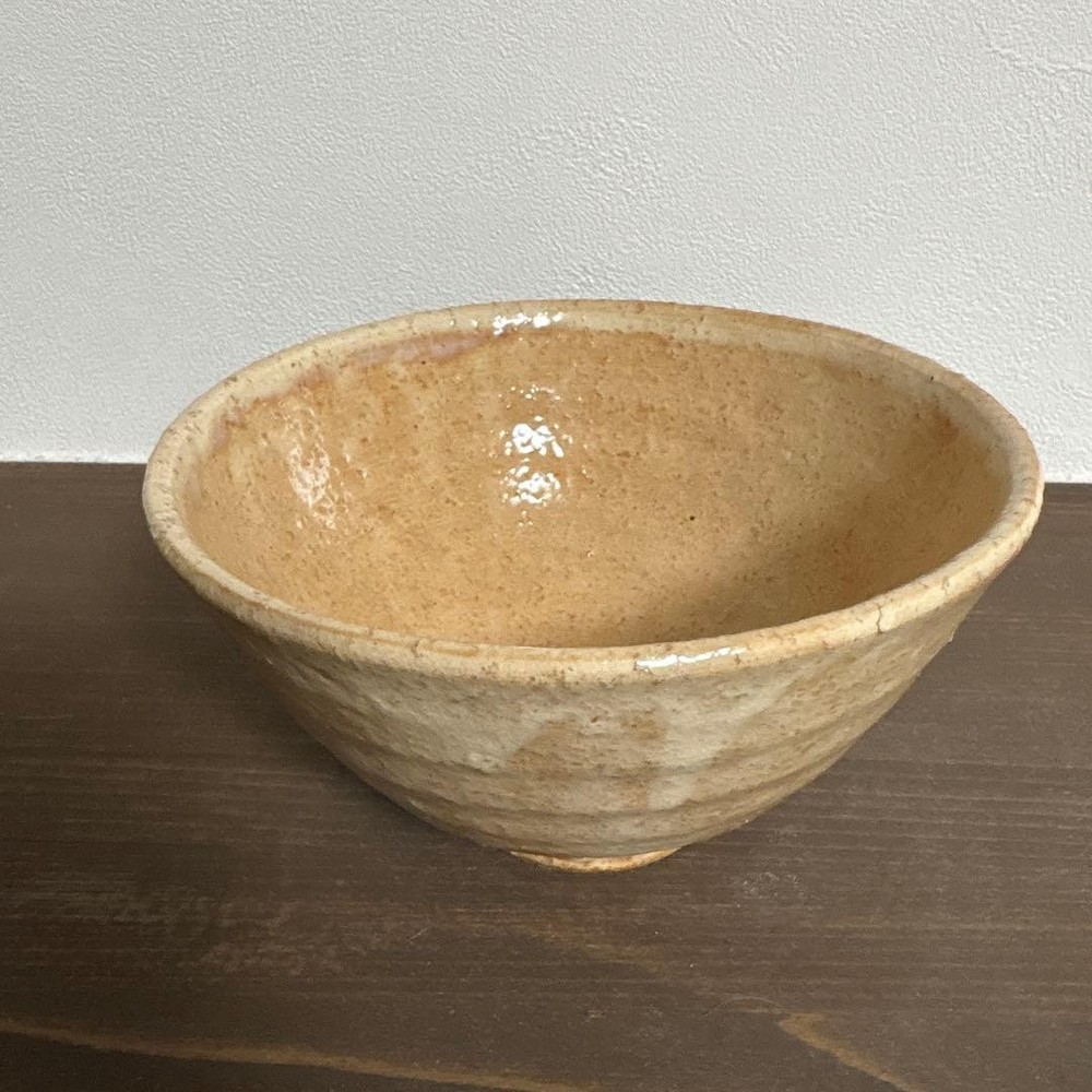 Hagiyaki Matcha Tea Bowl Ceramic with Wooden Box 15cm Diameter