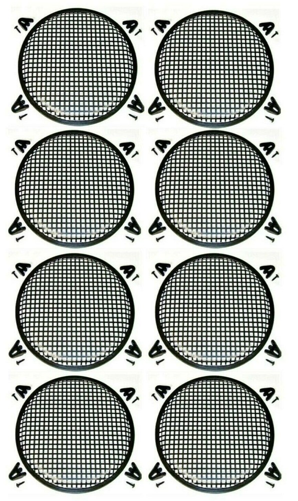 8-inch MR DJ Subwoofer Metal Mesh Waffle Grill Cover for Speaker Protection