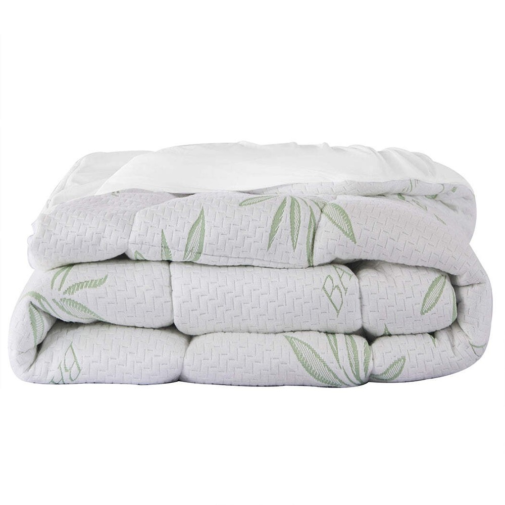 NNEIDS Dreamz Bamboo Pillowtop Mattress Topper Double Soft Support for Enhanced Comfort