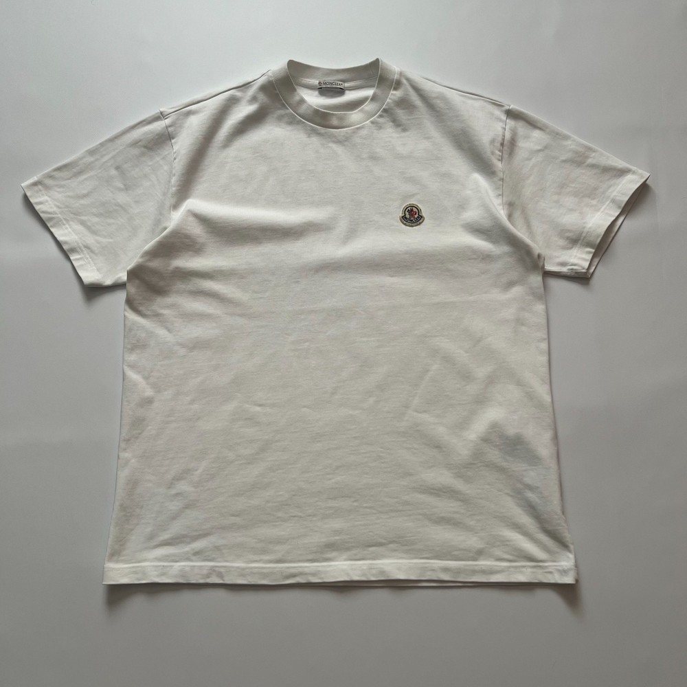 Moncler Logo T-Shirt SS White - Size XL