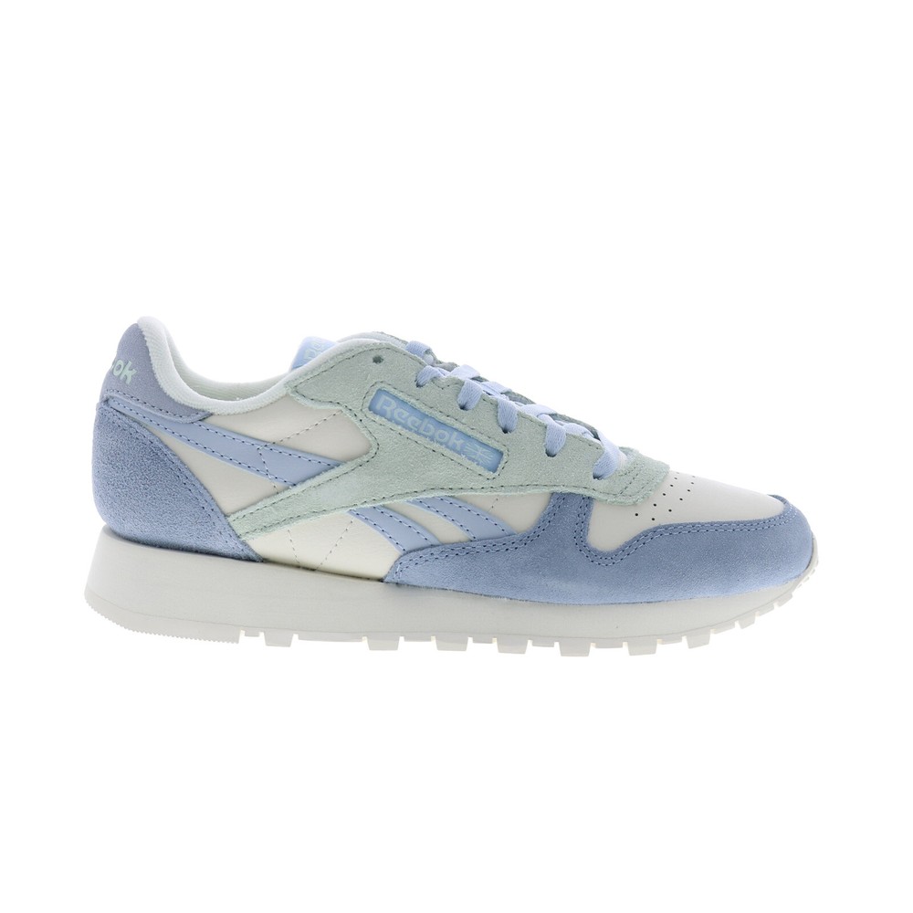 Stylish Reebok Classic Leather Womens Blue Suede Lace-Up Sneakers for Everyday Wear