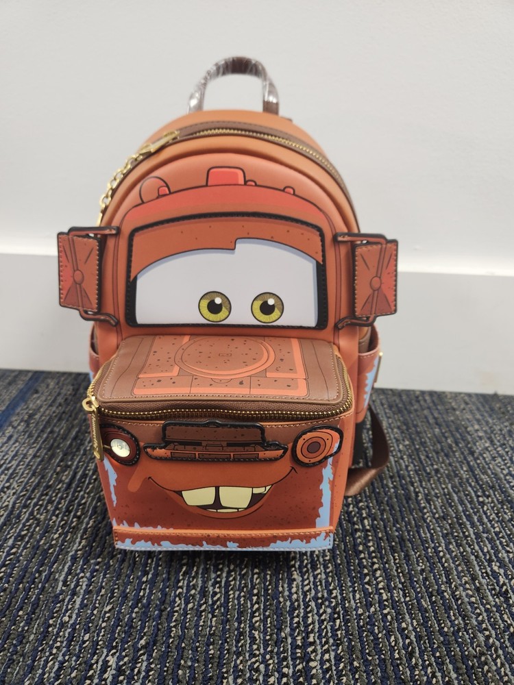 Loungefly Disney Pixar Cars Mater Light-Up Mini Backpack