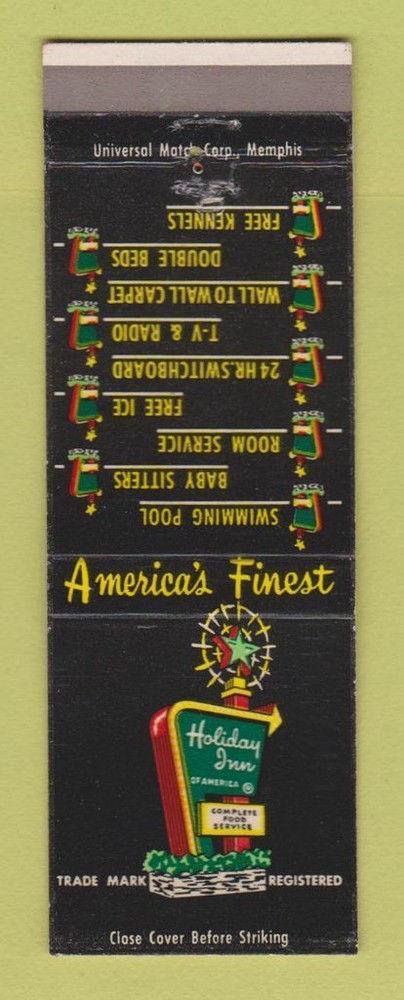 Matchbook Cover - Holiday Inn Atlanta Hapeville GA WEAR