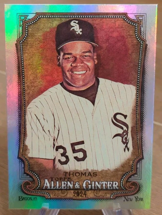 2024 Topps Allen & Ginter Hot Box Holo Silver Frank Thomas Chicago White Sox