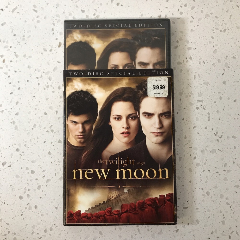 The Twilight Saga: New Moon (DVD, 2009, 2-disc Set) NEW Sealed With Paper Cover