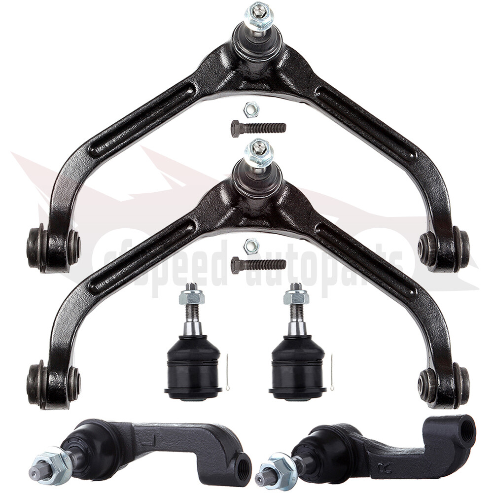 Jeep Liberty 2002-2004 6-Piece Control Arm Tie Rod Ball Joint Suspension Kit