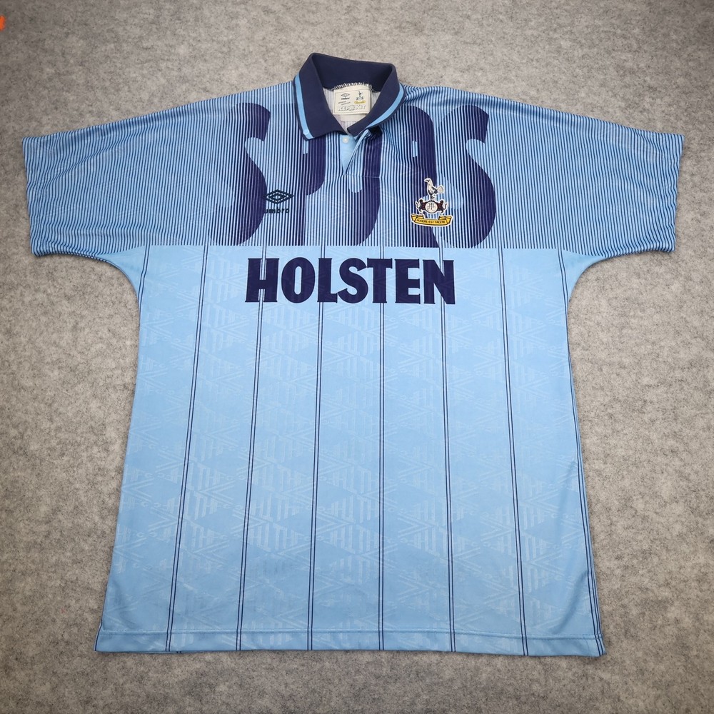 Vintage Tottenham Hotspur Shirt Extra Large Blue Third 1991 1994 Jersey Spurs