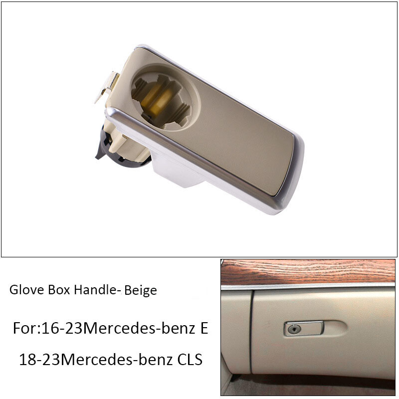 For Benz E/CLS Class W213 W257 W238 Glove Box Lock Latch Handle Cover Beige