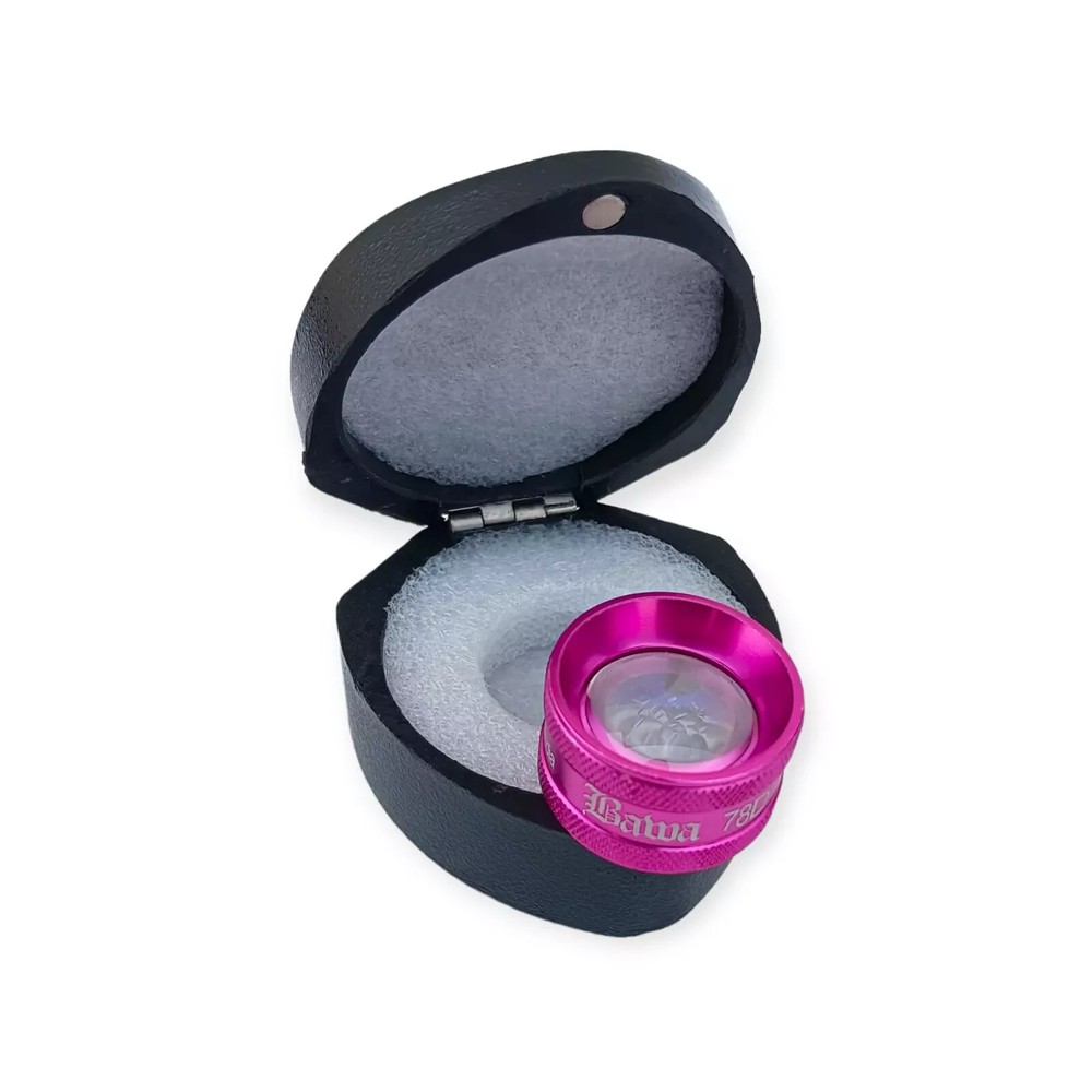 78D Double Aspheric Pink Lens with Unique Protective Case for Precision Vision-image