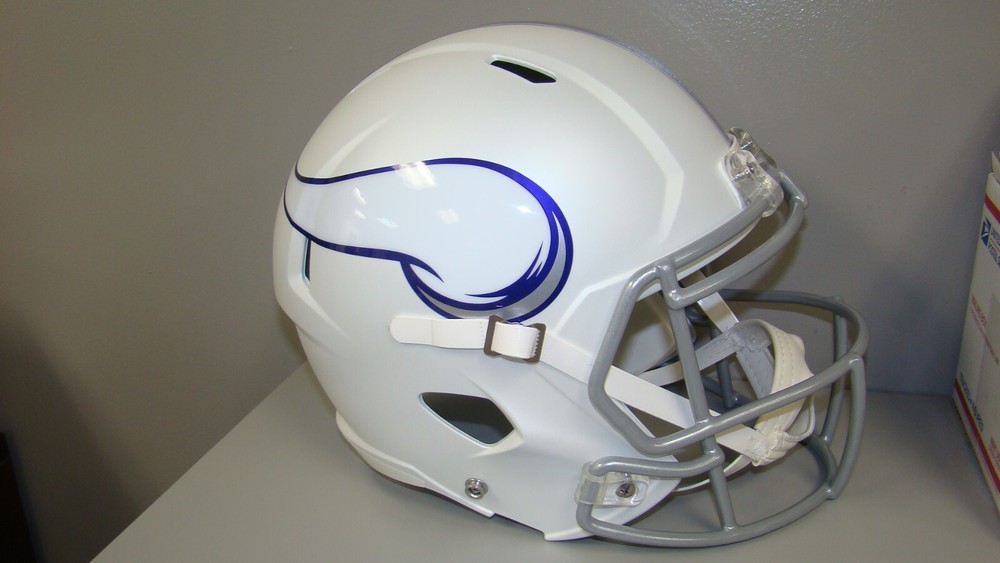 Used Minnesota Vikings Alternate SPEED Riddell Full Size Replica Football Helmet