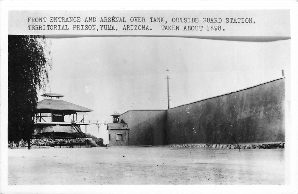 1940s Yuma Arizona Territorial Prison occupation RPPC Postcard 26-3428