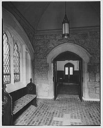 Photo:Rumson New Jersey St George's Episcopal Church Vestibule 1956