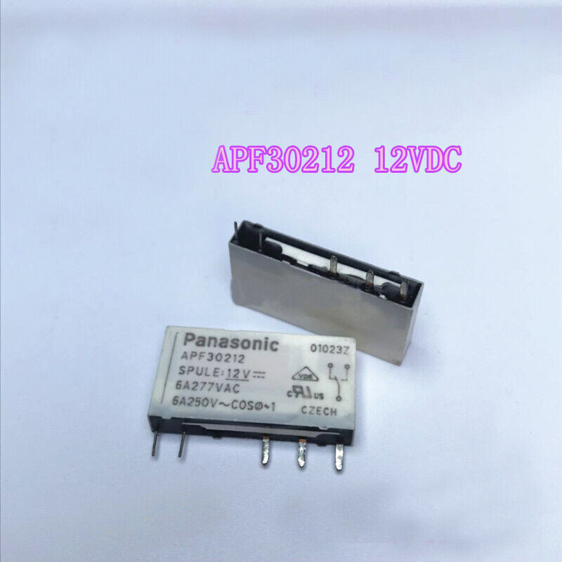 2PCS APF30212 Power relay 12VDC 6A 277VAC 5 Pins #sumaik11