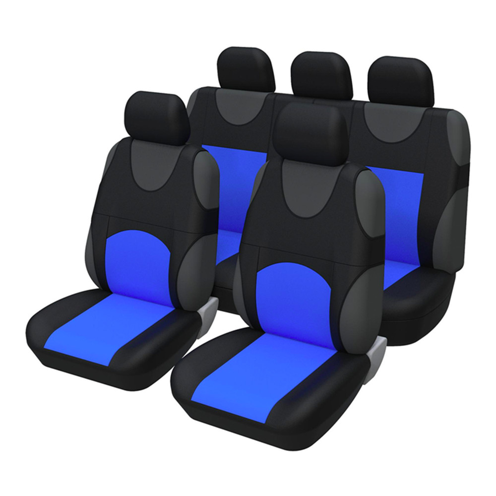 Car SUV Van Seat Covers Full Set Cushions Mats Pads Protector Accessory 4 Season