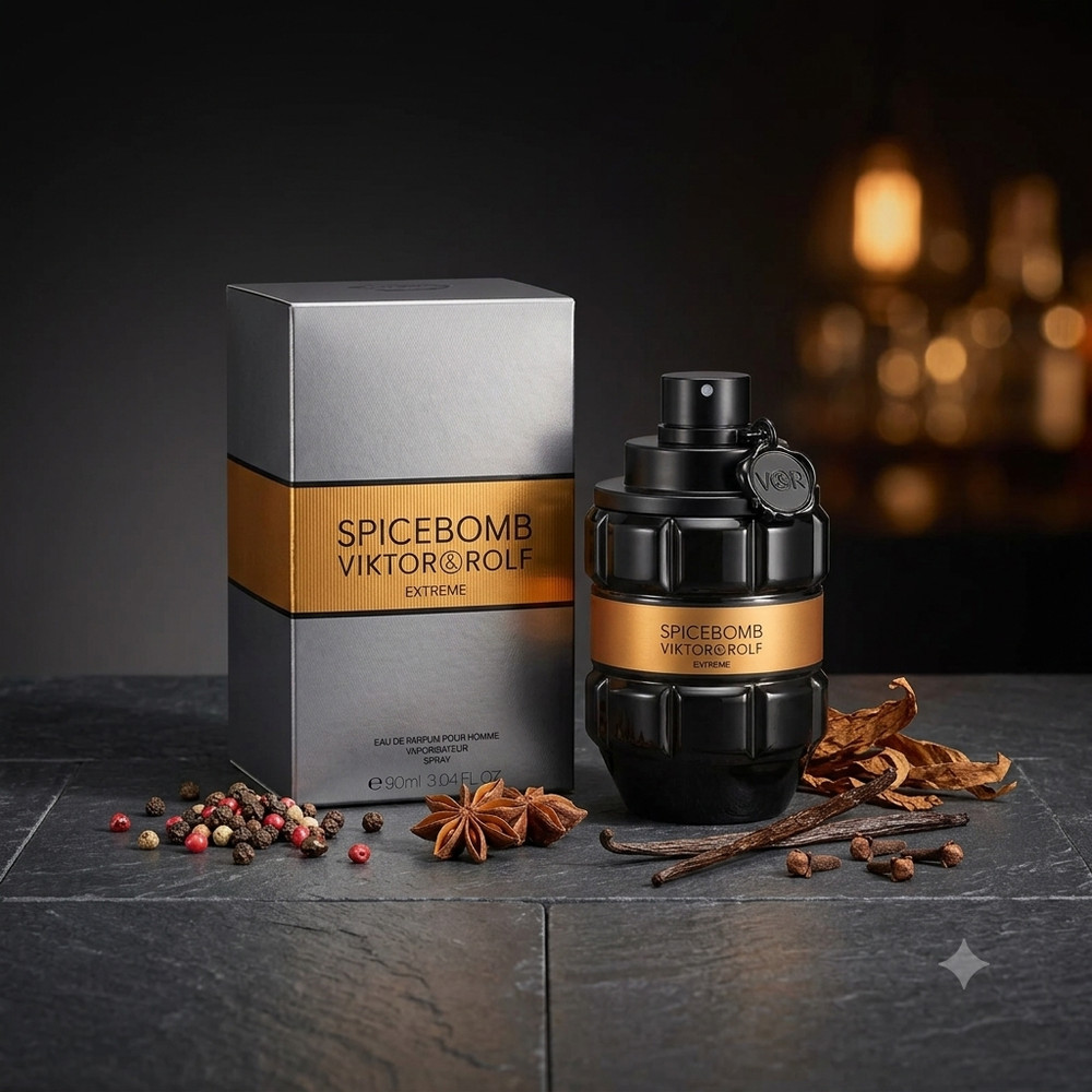 Spicebomb Extreme by Viktor & Rolf, 3 oz EDP Spray for Men new with box