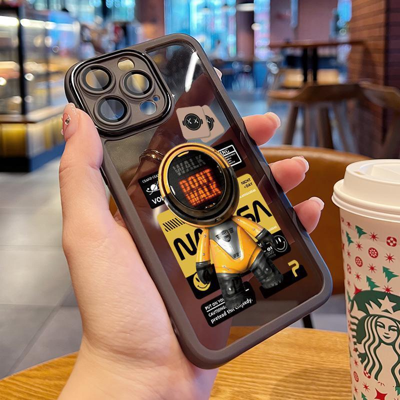 Astronauts iPhone Phone Case for 16 15 14 13 12 11 XR 8 7