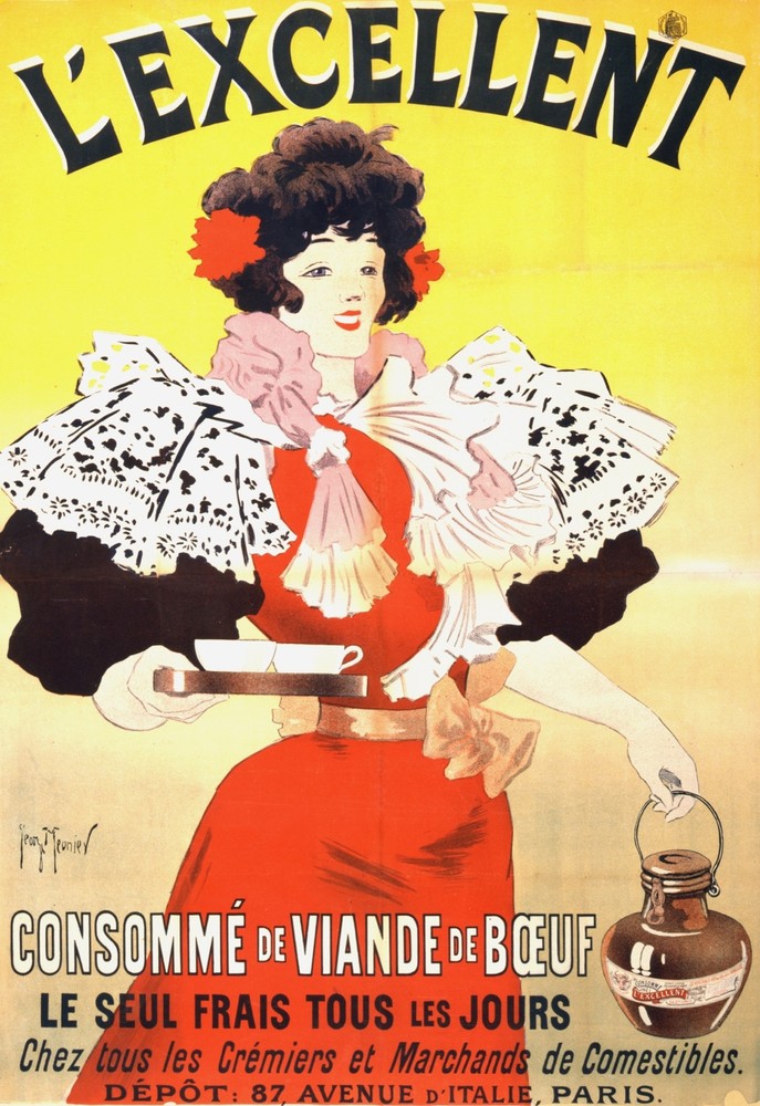 L'Excellente French Decorative Poster. Graphic Art. Wall Interior Design. 2192