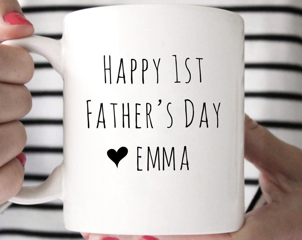 First Father's Day Father's Day Mug Personalized Mug For Dad Father's Day Gift