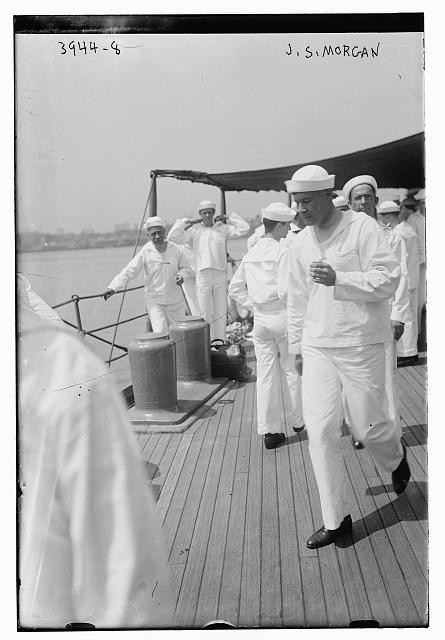 Photo:J.S. Morgan,sailors on deck of ship,Bain News Service 1