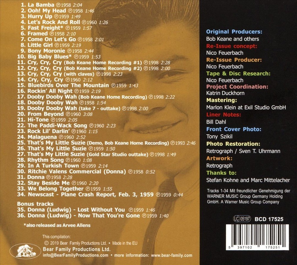 Ritchie Valens Rocks New Cd
