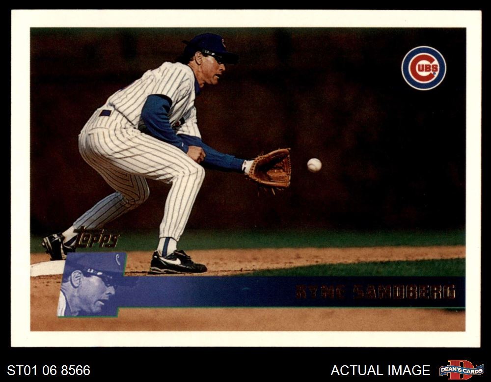 1996 Topps #356 Ryne Sandberg Cubs HOF 8 - NM/MT