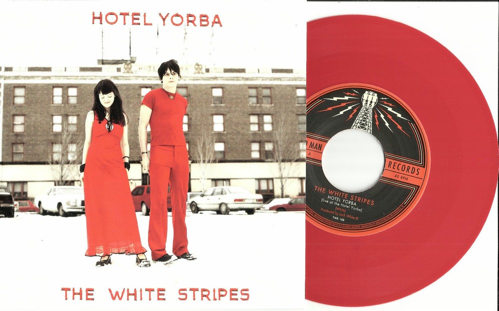 WHITE STRIPES w/ LORETTA LYNN Hotel Yorba RED LIMITED RSD 7 INCH VINYL MINT USA